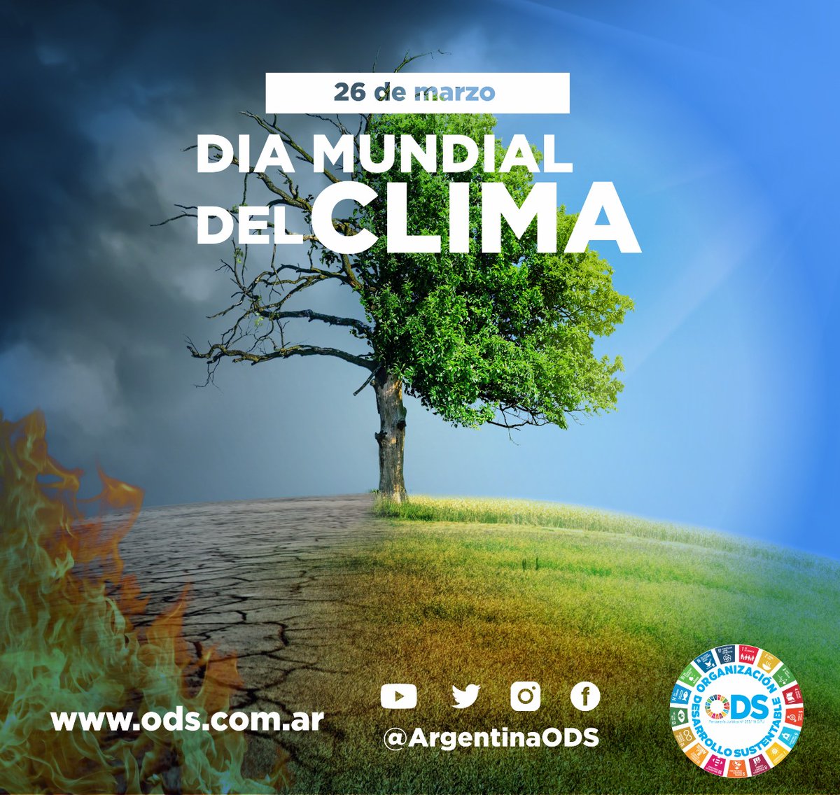 Claritapv2's tweet photo. #26marzo #DiaMundialDelClima Fecha que nos ayuda a reflexionar acerca de su importancia.
El Clima está cambiando; es por eso que tenemos que realizar acciones concretas para mejorar la vida de nuestro Planeta.
@ArgentinaOds
#Obj13
#ClimateCrisis https://t.co/5hN8OsaeMj