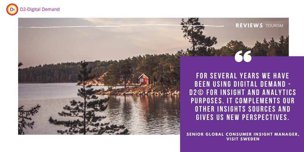 d2_analytics's tweet photo. Thank you @VisitSweden for choosing D2-Digital Demand©! Read more about software: https://t.co/OzvmOq2E2k #D2DigitalDemand #D2Analytics https://t.co/jcBIoYSu8t