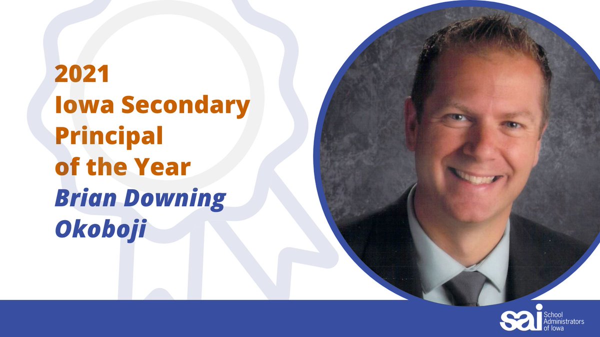 Congratulations, Iowa Secondary Principal of the Year Brian Downing from <a href="/OkobojiSchools/">Okoboji Schools</a>!
sai-iowa.org/news.cfm/Artic…
<a href="/downing413/">Brian Downing</a>