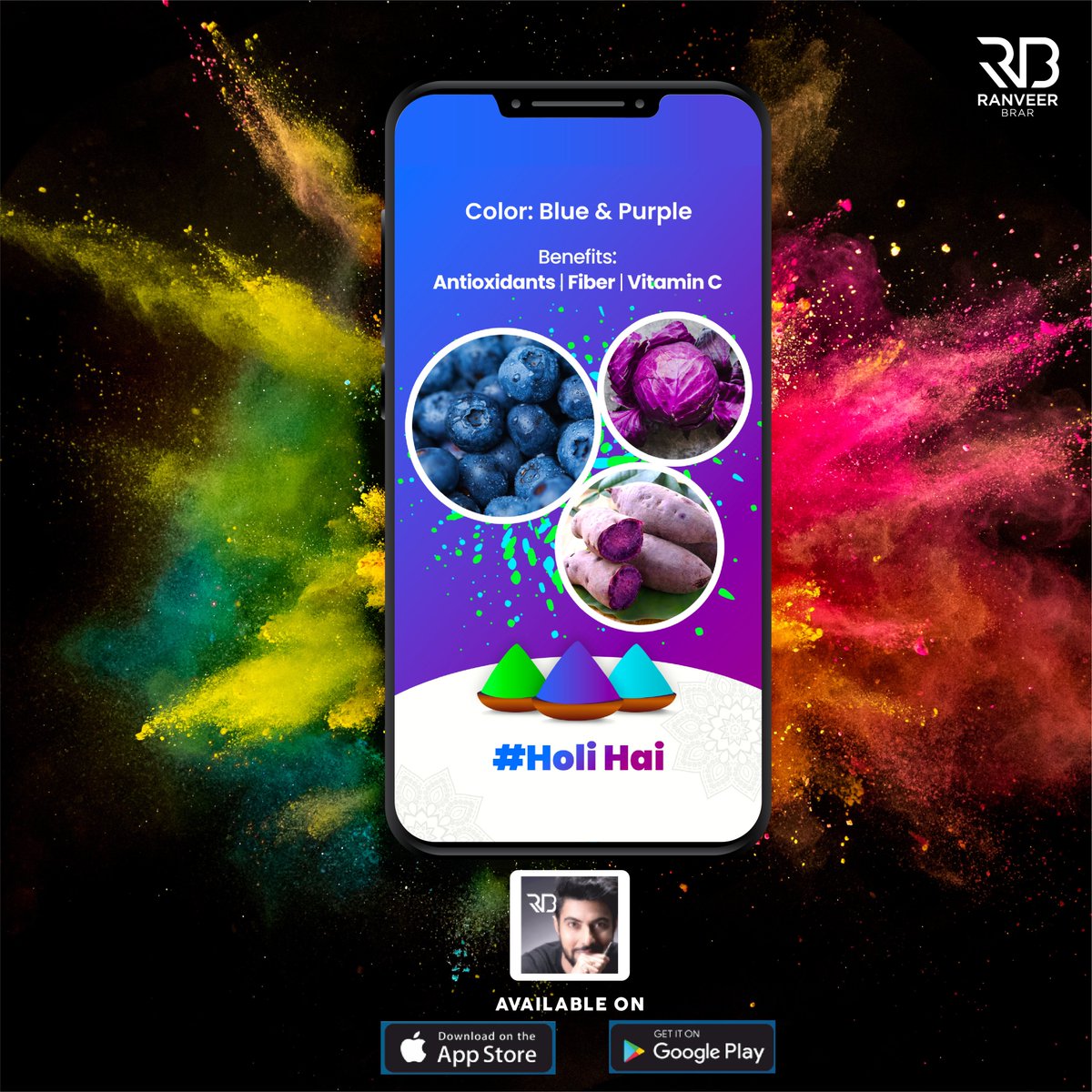 ranveerbrar's tweet photo. Jab din ho itna rangeen toh kyu na recipes bhi ho utni hi rangeen? Download the RB app now.
Links -
Android - https://t.co/Ib8hlDtEeZ
iOS - https://t.co/hHzlzYva1S
#DownloadNow #Downloadkiyakya #DownloadtheApp #RBApp #RanveerBrarApp #App #Android #IOS #MobileApp #RanveerBrar https://t.co/7PXeI7Ooth