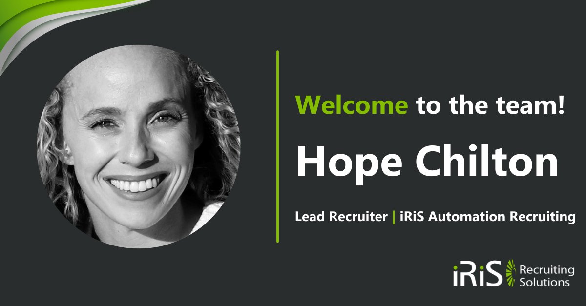 iRiS_Recruiting's tweet photo. Welcome Hope Chilton to the iRiS Automation Recruiting team! Hope’s extensive sales background, and dedication to excellence make her a wonderful addition to our iRiS Family!

#welcometotheteam #careeradvancement #teamengagement #recruiting #sales #hiring https://t.co/jpSeFqbSx9