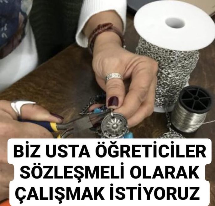 YaygınEğitime Sözleşme
Usta öğretici emektardır. Statüsü ve hakları belirlenmelidir 
<a href="/RTErdogan/">Recep Tayyip Erdoğan</a> <a href="/dbdevletbahceli/">Devlet Bahçeli</a> <a href="/ziyaselcuk/">Ziya Selçuk</a> <a href="/emrullahisler/">Emrullah İŞLER</a> <a href="/mebhbogm/">MEB Hayat Boyu Öğrenme Genel Müdürlüğü</a>