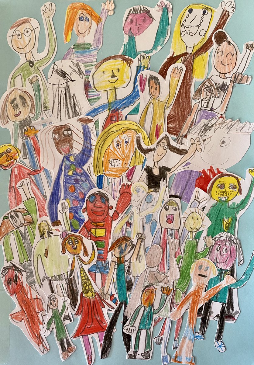 ClareGrashoff's tweet image. Such a gorgeous goodbye card from my wonderful Skylarks. I wish I had more weeks to spend with them. We’ve had so much fun #pgce2021 #SpringPlacement #ByeBye