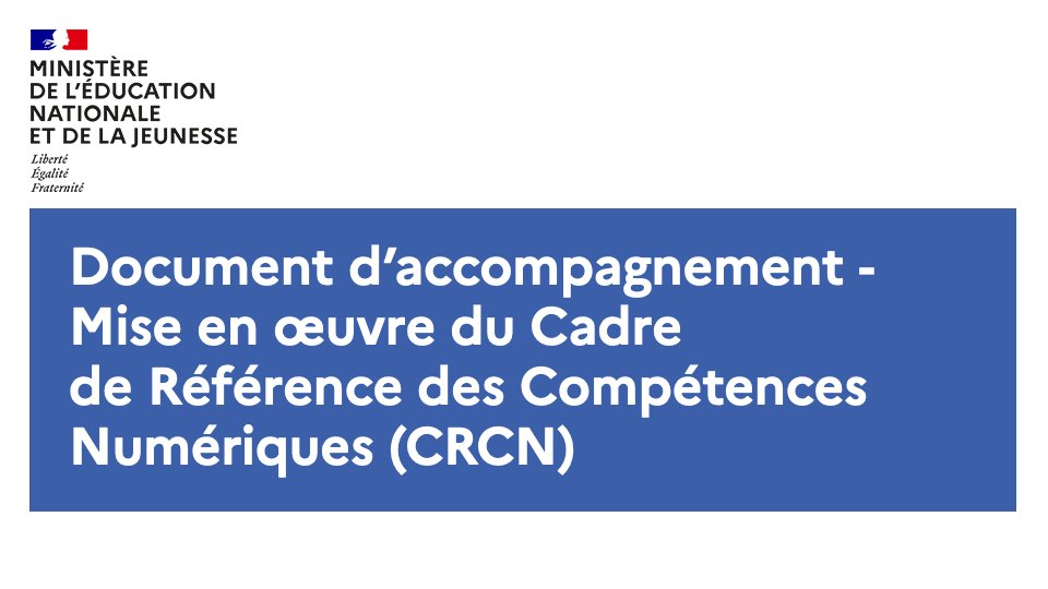 BrigittePierrat's tweet photo. Développer les #CompétencesNumériques des élèves et étudiants : des ressources #CRCN + #PIX + documents d'accompagnement + parcours enseignant sur @eduscol
https://t.co/n8p398plum
#labodescomps @InFINE_Edu https://t.co/dNXXMBb5MU