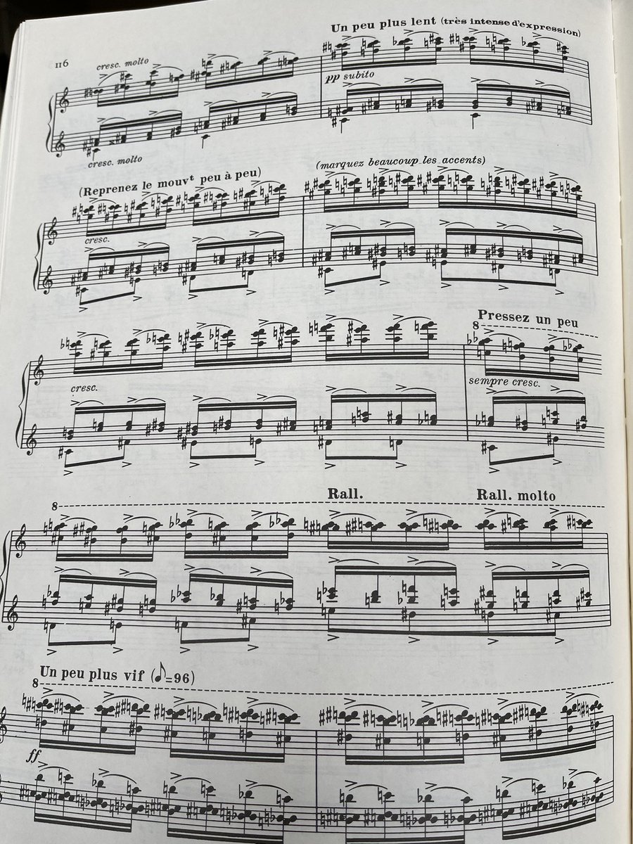owenpiano's tweet photo. Nothing like deciphering a page or two of #Messaien to keep the old grey cells working through an overcast afternoon! 🎹😩 https://t.co/0PSDoEIhjB