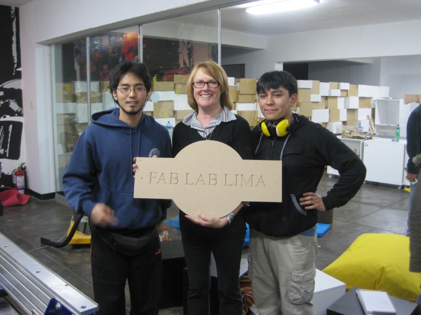 ShopBotTools's tweet photo. This is world-traveler @ShopBot_Sallye aka Sallye Coyle. She has definitely been our Education and International Ambassador over the years.
For #FlashbackFriday here's a photo of her in 2011 helping #FabLab Lima in Peru get going with their #ShopBotCNC.
#goShopBot #ShopBotTools https://t.co/b3wSjwQKAA