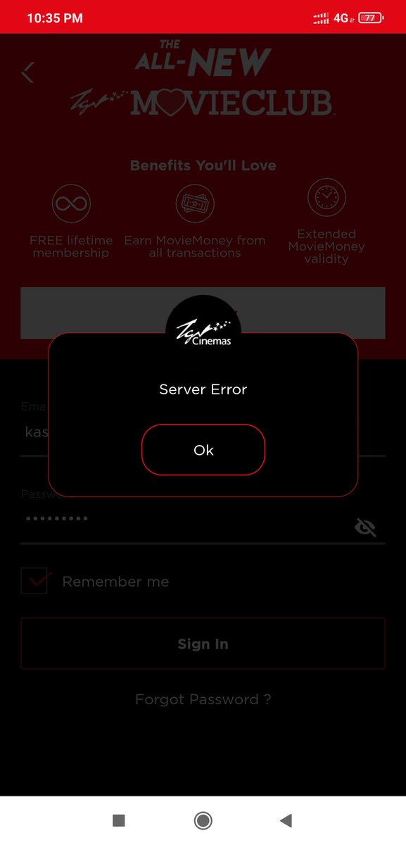 What's wrong <a href="/TGVCinemas/">TGV Cinemas 🇲🇾</a> ??!
Saw others complaining at your FB page too 😠 Both web and apps having problem.