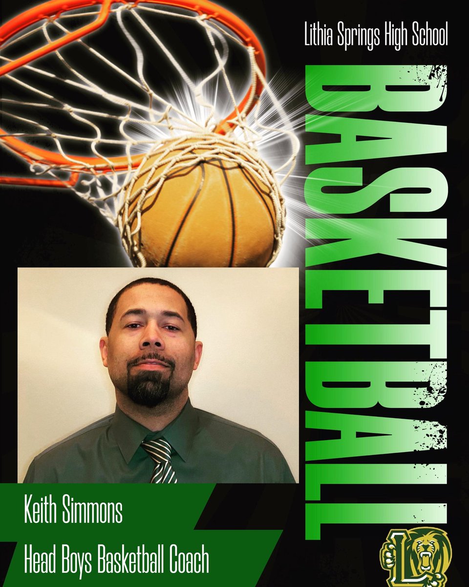🚨Breaking News🚨 Lithia welcomes new Head Varsity Basketball Coach Keith Simmons! Welcome to the Lion's Den! Time to Hunt! #ProudLithiaLion #WeEducateMotivateElevate