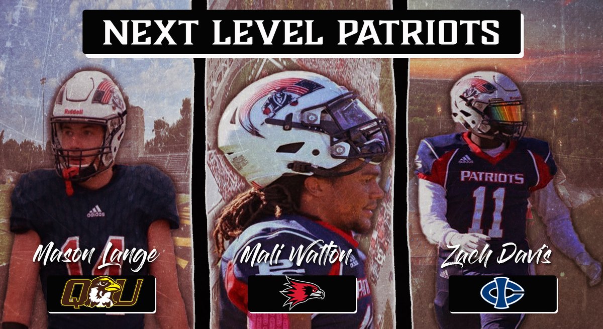 psouthfootball's tweet photo. The road is narrow and is paved in hard work.

Who's got next?

#NextLevelPatriots #PaveTheWay #KeepWorking https://t.co/RaK2rGEYYu