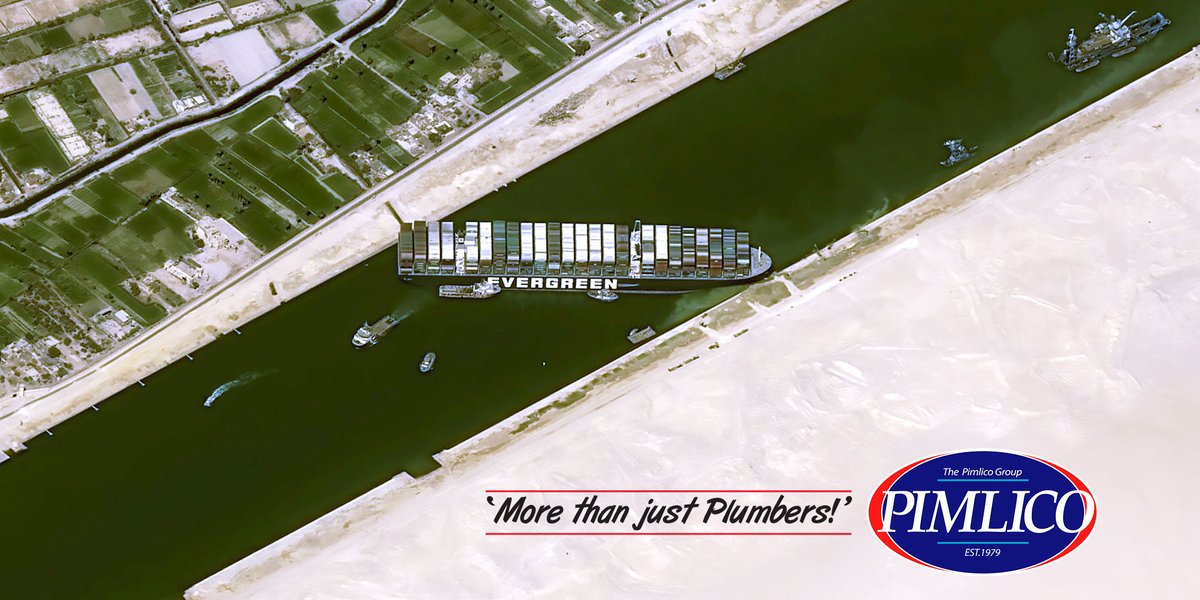 OtherKingdomLtd's tweet photo. @InventorsClubUK @DynoUK Looks like quite a severe blockage. May need more hands on deck…hey @PimlicoPlumbers what do you reckon?
#RandomActsOfCreativity #Advertising #FridayBants #SuezBLOCKED #FearlesslyIndependent https://t.co/tiDBxe9XvH