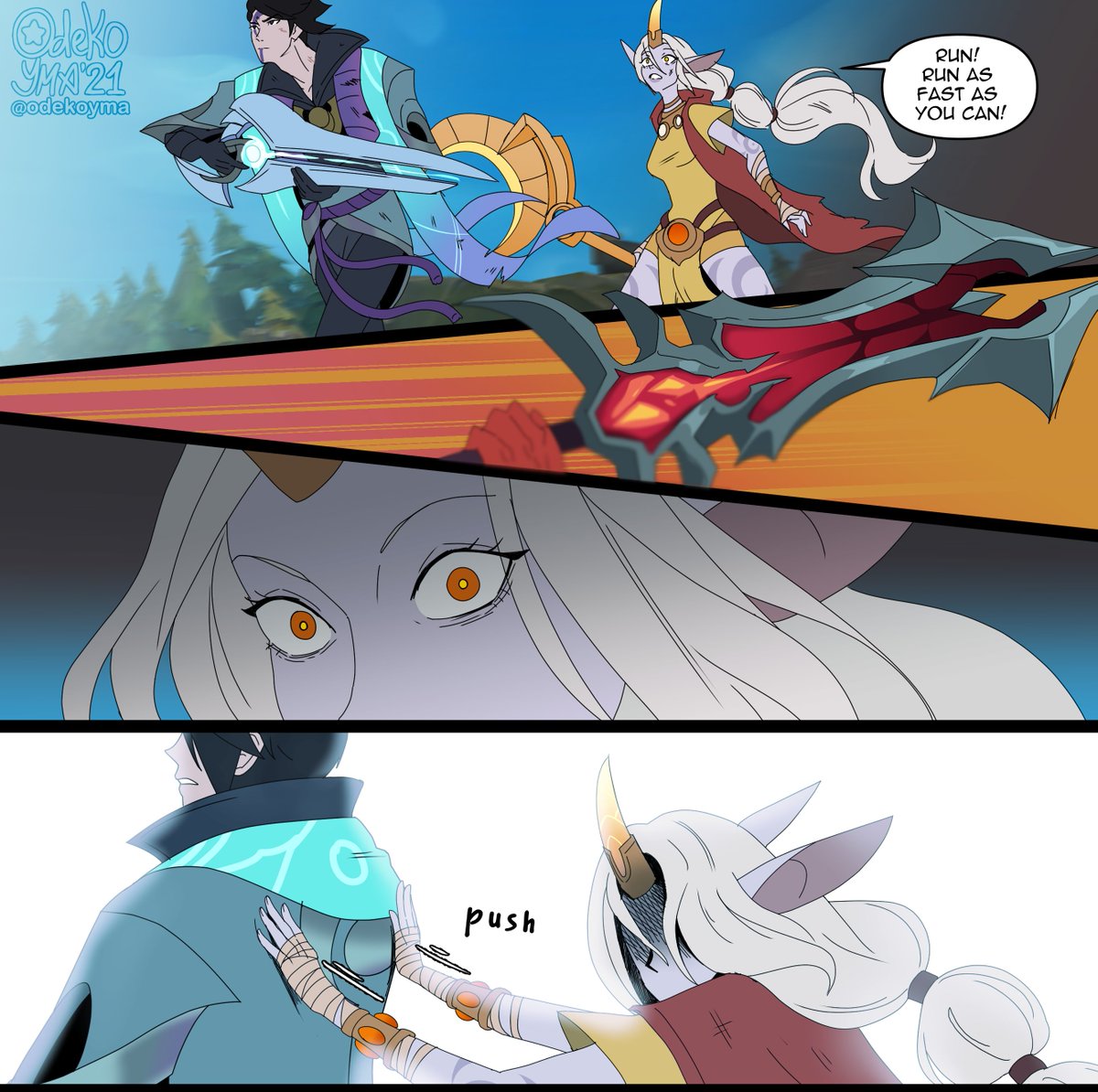 One of the saddest moments is when supports sacrifices themselves for you to live

#LeagueOfLegends #Soraka #Aphelios 