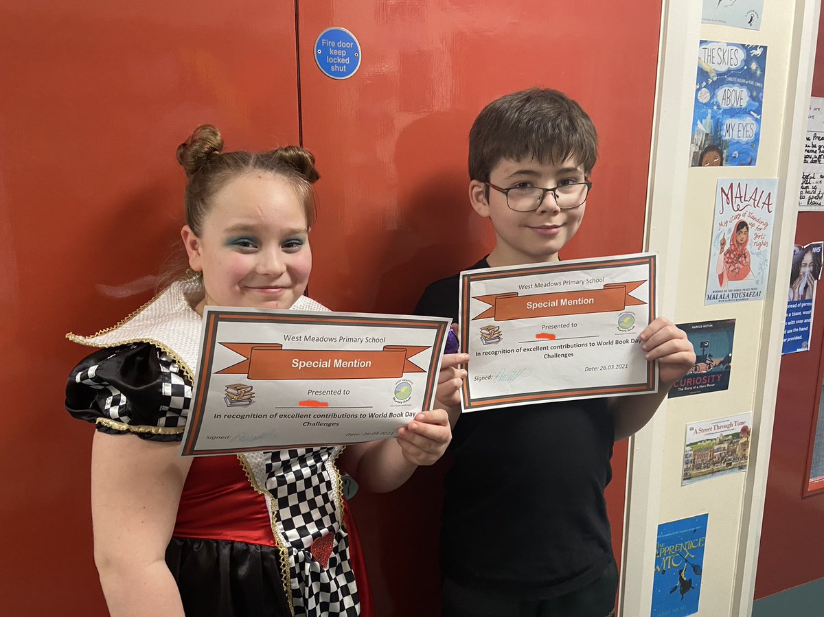 WMPrimaryRead's tweet photo. Well done to these wonderful reading superstars for their contribution to our World Book Day activities! https://t.co/LtXzL1PxrM