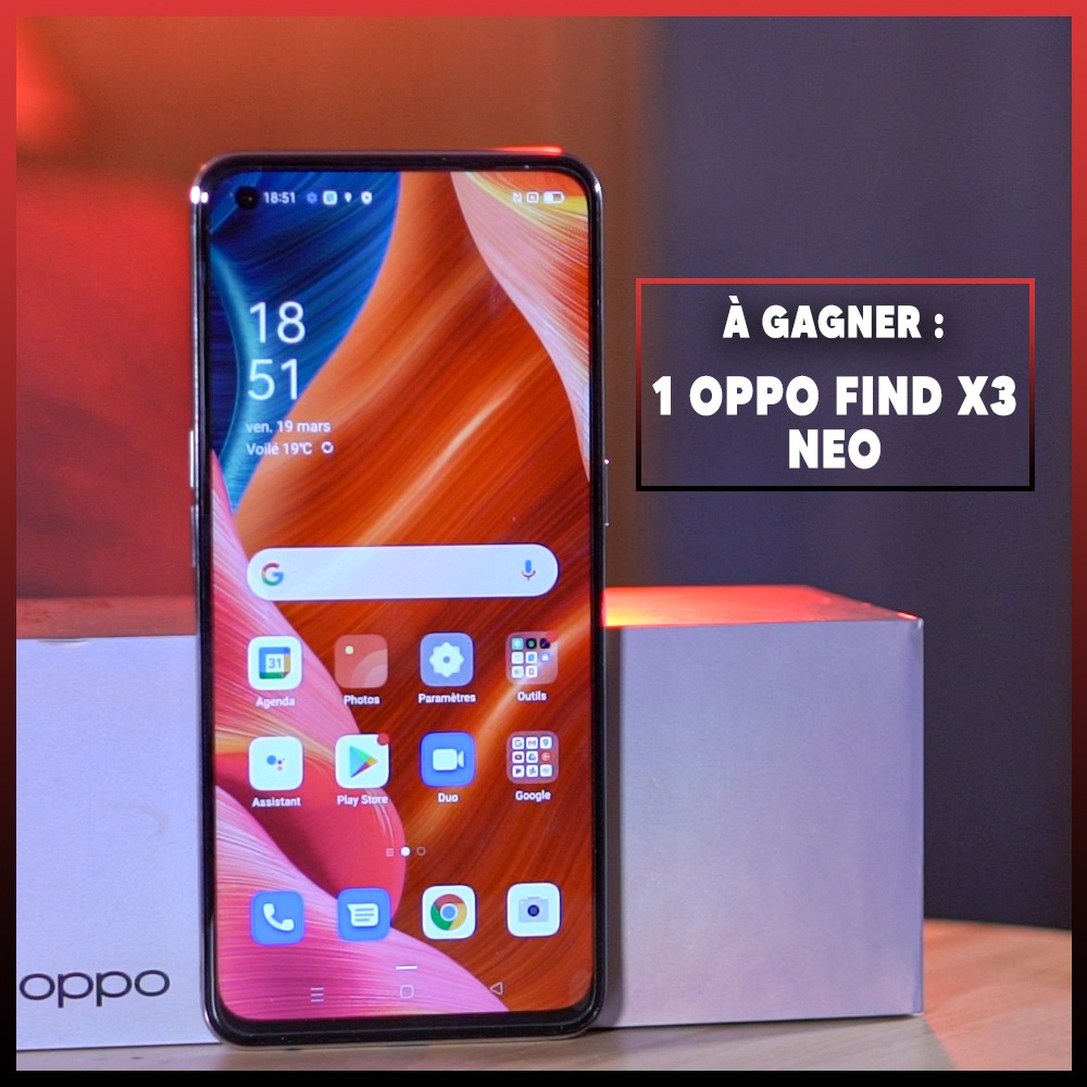 01net's tweet photo. #CONCOURS 

Tentez de gagner votre OPPO Find X3 Neo !📱

Pour participer : 

- Follow @01net et @oppomobilefr 
- RT ce tweet
- Dis nous pourquoi tu as besoin de ce téléphone sur le #01netOffreMoiMonOppoFindX3Neo 👀

Pour découvrir ce téléphone ➡️ https://t.co/xSvy95s1HL
TAS : 9/4 https://t.co/g8FAI47gDa