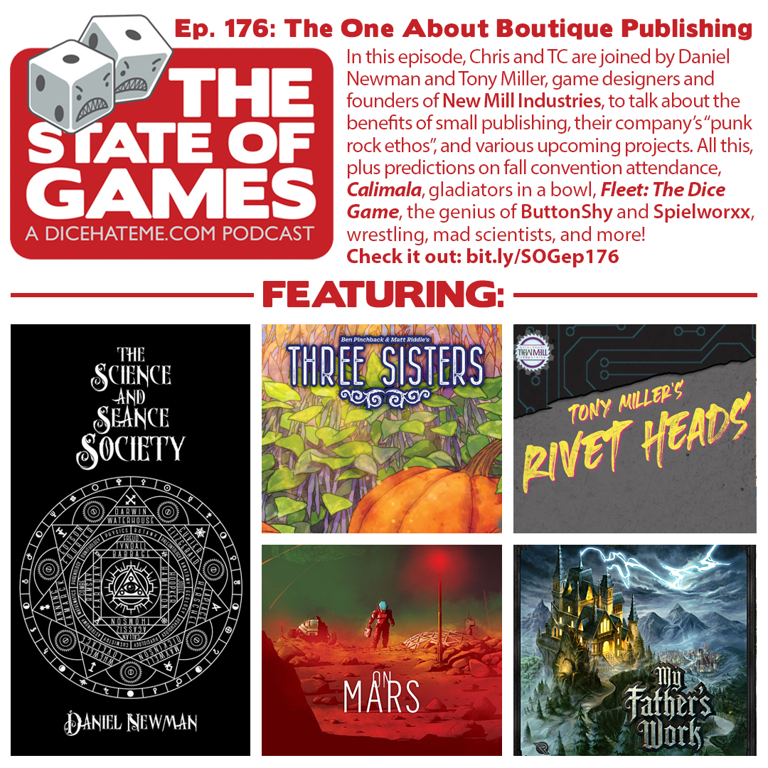 Kick out the jams - ep. 176 of <a href="/thestateofgames/">The State Of Games</a> is live! I’m a little bit country, they’re a little bit rock and roll, but together <a href="/PuppyShogun/">T.C. Petty III 🇺🇦</a> <a href="/dnlnwmn/">Daniel Newman @dnlnwmn.bsky.social</a> @beardedrogue and I are the Osmond family of podcasting! (They’re going to hate that) bit.ly/SOGep176