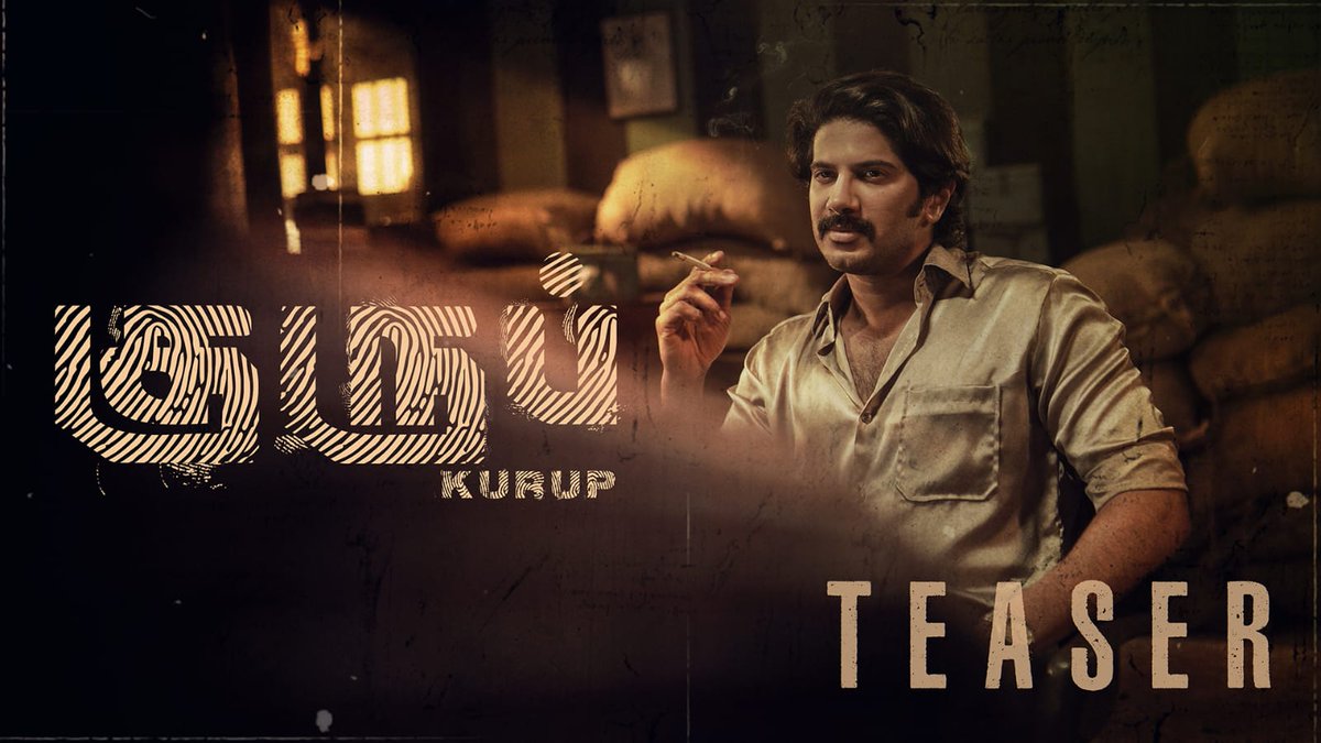 KollywoodStreet's tweet photo. Hope the teaser gives you a small glimpse into the world of #Kurup

https://t.co/NXiDSOx5oa

@dulquer @srinatkp @sobhitaD  @Indrajith_s  @sunnywayn @dqswayfarerfilm @DoneChannel1 
#കുറുപ്പ് #குருப் #కురుప్ #ಕುರುಪ್ #कुरुपु #Kurup #KurupTeaser #KurupMovie #DulquerSalmaan https://t.co/k59IPaMhbn