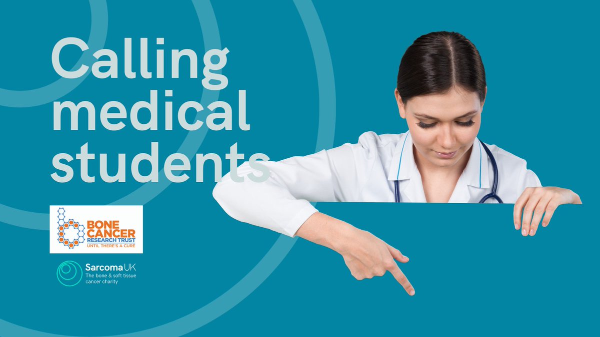 Sarcoma_UK's tweet photo. ❗Medical students: how aware are you of sarcoma? ❗

Take this survey this month and help @BCRT and @Sarcoma_UK help you, our future GPs, radiologists, A&amp;E and orthopaedic doctors: critical in the diagnostic journey of sarcoma patients.

Please RT.

https://t.co/ZHtijkIh25 https://t.co/UuQCjKcnzO