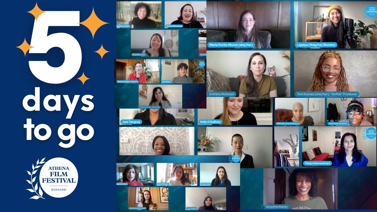 Athenafilmfest's tweet photo. ⏰ The countdown is on! Over the next few days, we'll be giving a shoutout to some #AthenaFF highlights.
What better place to start than the 19 panel conversations? You can still watch the entire panel series, free, from anywhere in the world. https://t.co/AUh5jI9bHe https://t.co/QIRJzvnOeP