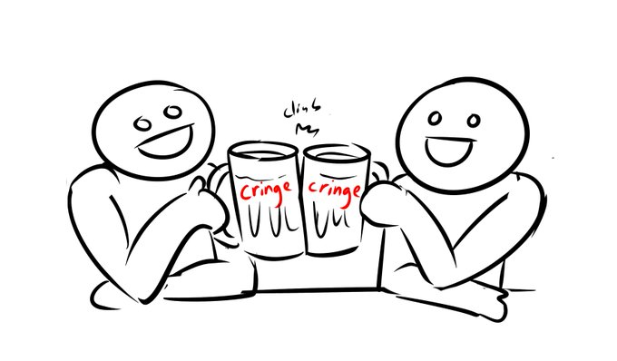 when u and ur friend start shipping something new at the same time 
