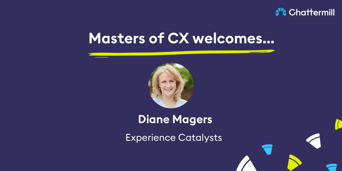 ChattermillAI's tweet photo. Masters of CX welcomes @DianeMagers🔥founder and Chief Experience Officer of Experience Catalysts!
🎧 Listen here and on all platforms: https://t.co/ciHCgTcyqb
#mastersofcx #customerexperience #cx #insights #Chattermill #podcasts #podcastseries #cxcommunity https://t.co/jZcEDQtTsT