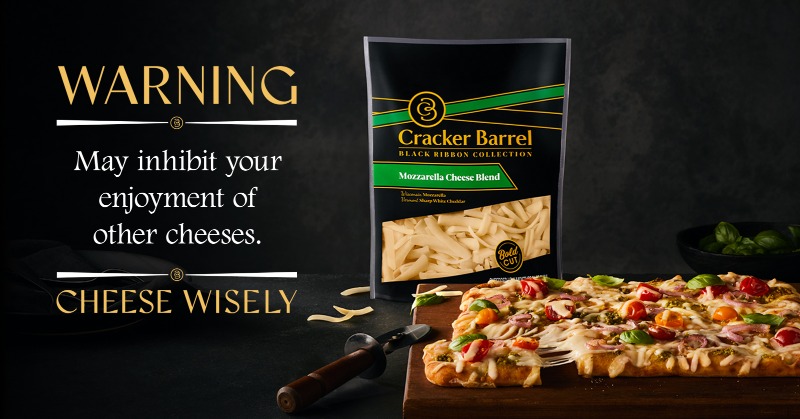 CBCheeses's tweet photo. New Cracker Barrel Shredded Cheese is so creamy and decadent that you might never enjoy another cheese brand again. #CheeseWisely
