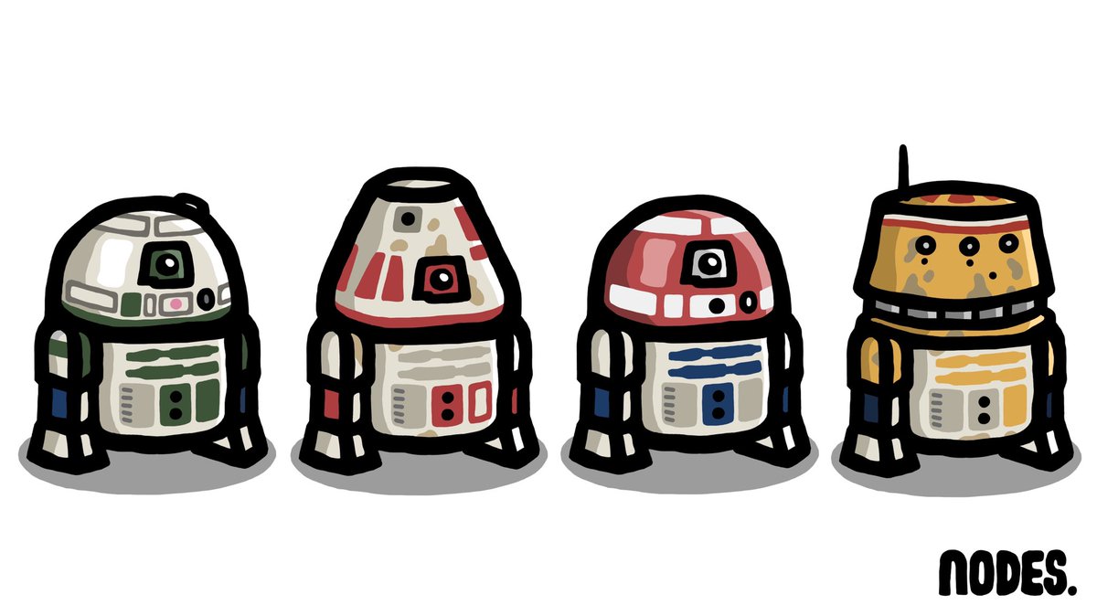 HomeOfTheNode's tweet photo. Mos Eisley Astromech dump.
#R2A5 #R4E1 #R3T2 #R5A2 #Astromech #Astromechs #StarWars #StarWarsArt #MosEisley #Tatooine #ArtistOnTwitter #artwork https://t.co/19rw9uQAAu