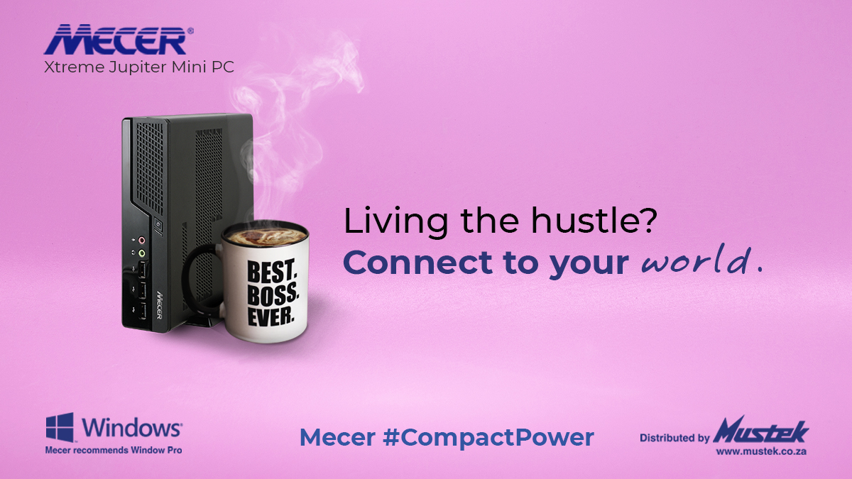 Make your dreams a reality with the Xtreme Jupiter-H410 Mini PC. Powered by an 8th generation Intel Core processor, you can achieve anything. The power of a million possibilities all in the palm of your hand! Get yours today! Connect to your world.www.mecer.co.za #CompactPower