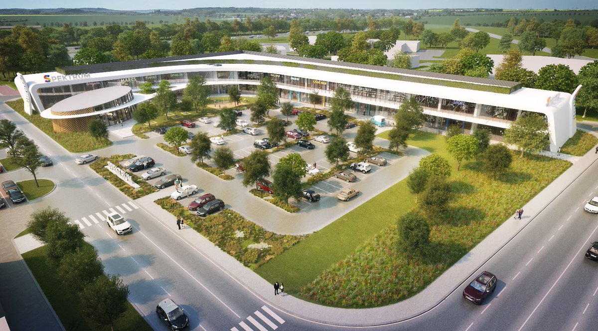 Chapman_Taylor's tweet photo. The newly transformed Spektrum shopping centre opens to the public in #Prague https://t.co/48jZQVxBii #Retail #RetailArchitecture #RetailArchitect #ShoppingCentre #RetailPark #AssetTransformation #Architecture #Design #Designers #CPIPropertyGroup #Spektrum #CzechRepublic #CEE https://t.co/eM0gPydtGL