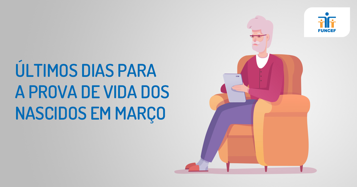 funcef_oficial's tweet photo. #ProvaDeVidaFUNCEF | Os aposentados nascidos em março têm até o a próxima quarta-feira (31/3) para realizar o procedimento. Acompanhe o fio e veja outros lembretes importantes ou saiba mais 👉 https://t.co/5BcXnWEkN7 https://t.co/btGqcoztev