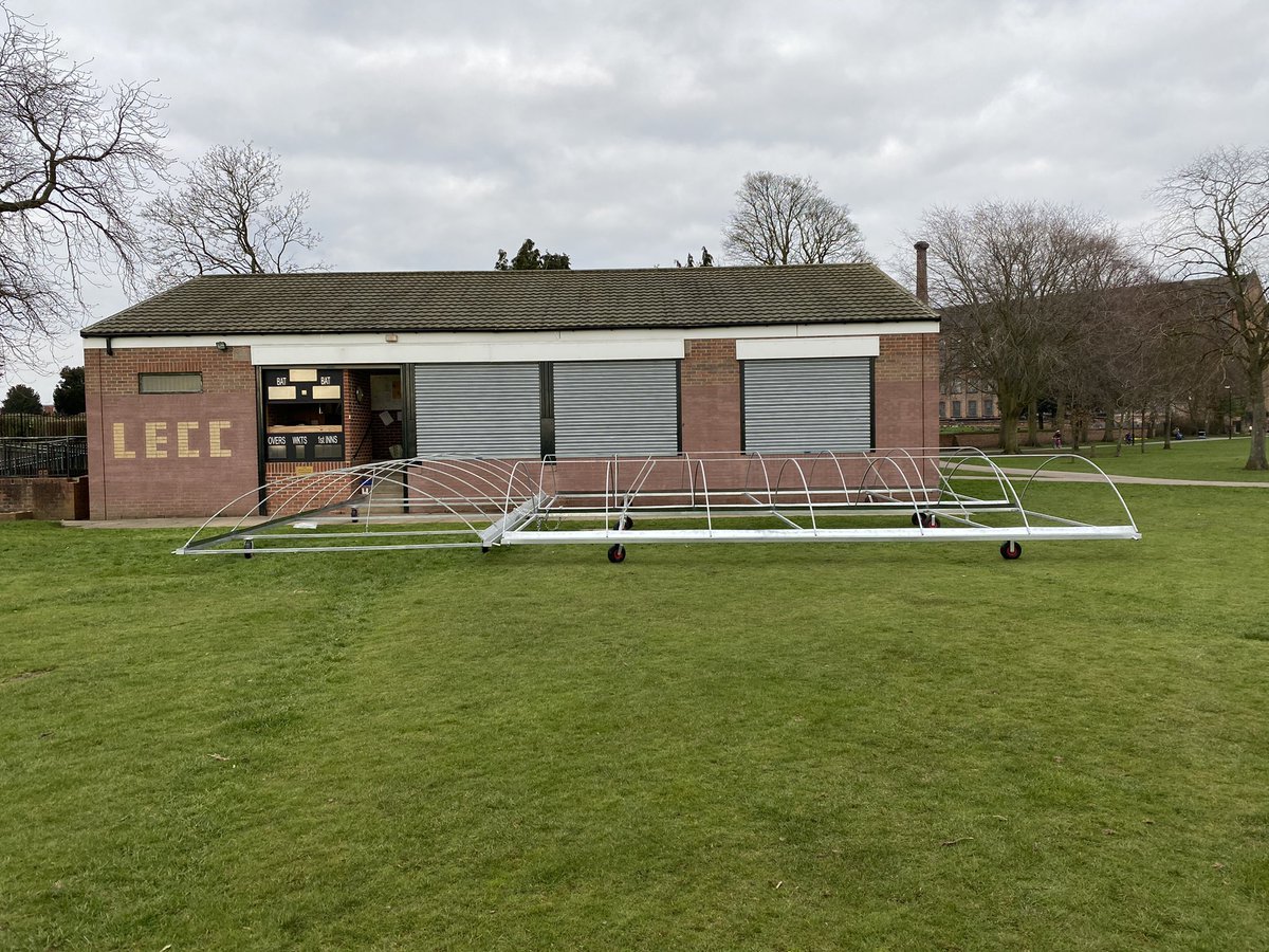 New Covers up and ready for the 2021 Season. #upgrade #communitycricket #developmentplan