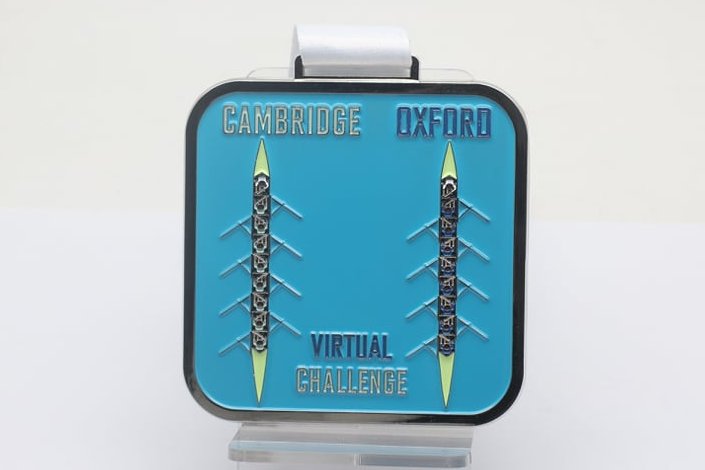 CFworldrecord's tweet image. Oxford/Cambridge Virtual Challenge Medal. Take on the distance of this years 2021 course, the traditional championship course or both. NEW virtual race, ready for your entry. Crews are aligned, ATTENTION, GO! #GoRowIndoor #RowtheDistance rowthedistance.com/products/oxfor…
