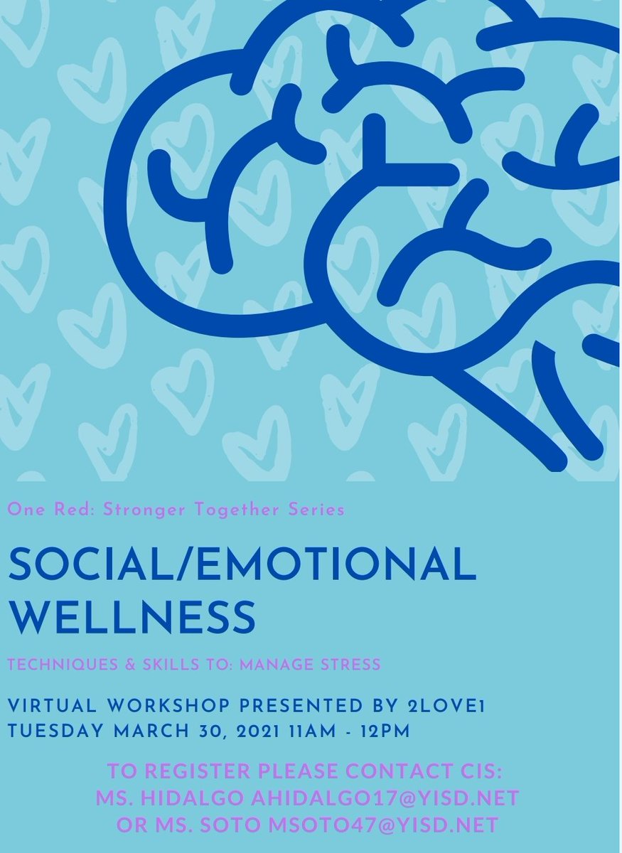 BAHS_CIS's tweet photo. Attention #OneRed Parents &amp; Community! It is time for the second installment of our #BigRedPride Stronger Together series, hosted by @2love1L ❤ Join us 3/30/21 as we learn healthy ways to deal with stress! See flyer for registration info #BigRedLovesYou https://t.co/xksube30dL