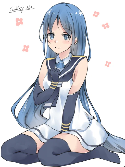 #艦これ版真剣お絵描き60分一本勝負_20210326
#艦これ版深夜の真剣お絵描き60分一本勝負 
五月雨ちゃん 