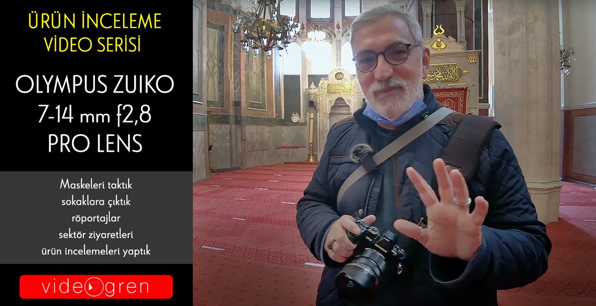VİDEOGREN YOUTUBE KANALINDA YENİ VİDEO
ÜRÜN İNCELEME
Olympus Zuiko 7-14 mm f2,8 Pro Lens İncelemesi
Danışmanımız Cenk GENÇDİŞ, objektifin becerilerini örnek konular üzerinde çekimler yaparak anlatıyor...
youtu.be/Gkq0pvkUdyQ