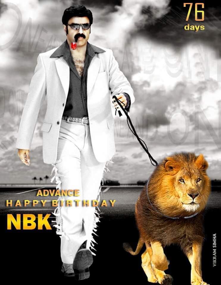 Nandamuri_Fan's tweet photo. #NBK106 #BalayyaBoyapati3
#BB3 #NBK106🔥
#76MoreDaysToGo 😘
#AdvanceHappyBirthdaytobalayya ❤
#జైబాలయ్య జై జై బాలయ్య https://t.co/LoDispyGgp