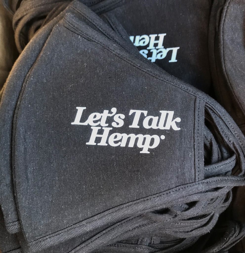 NoCoHempExpo's tweet photo. Let's Talk Hemp face masks will be available at The #WAFBA booth (NoCo main booth, One Planet Hemp, Tree Free Hemp, Silver Mountain Hemp, etc). There's no better textile to have on your face. Breathable, durable, antimicrobial and more! See you soon folks! ππ± https://t.co/5izP4HB5WU