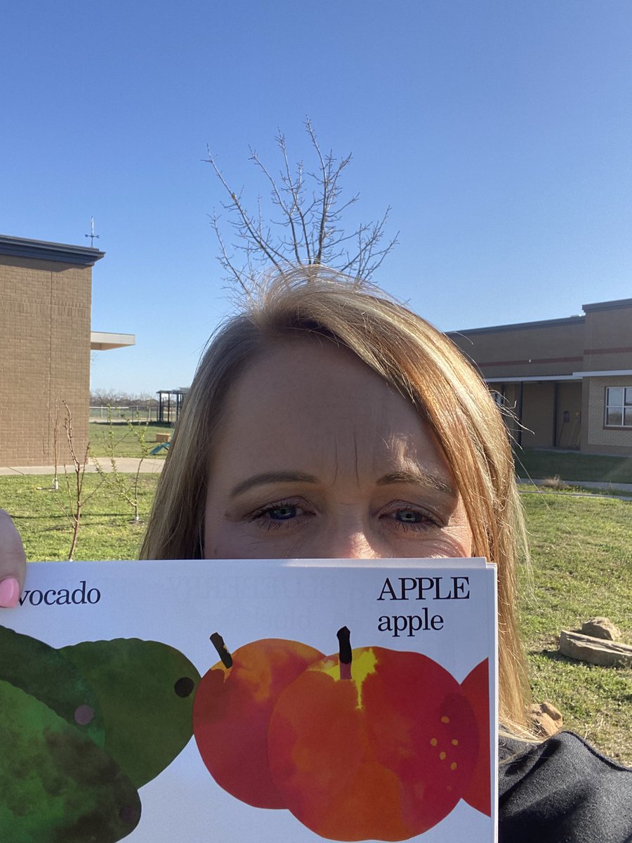 Recreate Thursday on Friday 😊 I chose the book The Very Hungry Caterpillar to help recreate this image.  This book is a kinder favorite!  #sanangeloisdtweets21