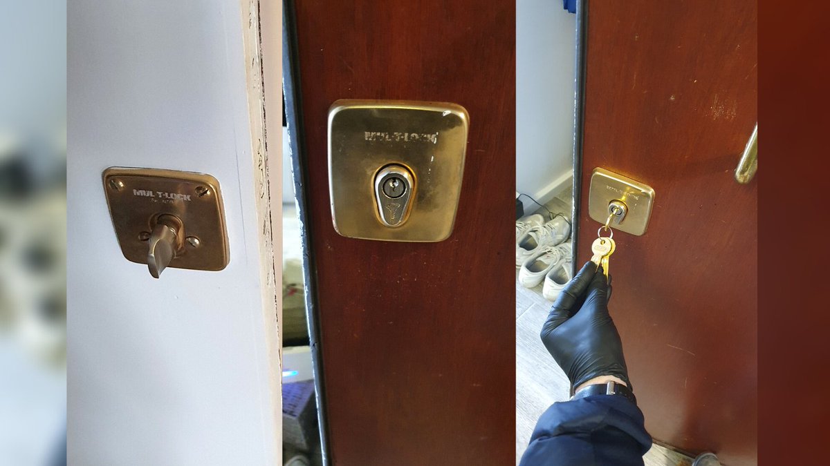 SMSlocksNdoors's tweet photo. Cylinder changed. Thinking about upgrading your security? The Mul-T-Lock locks are a great option considering all their high security features. 

Need advice? Visit https://t.co/6P5aoSomVo 

#multlock #locks #locksmith #clapham #London #battersea #security #lockchange #friday https://t.co/OO2yBJ4Sqd
