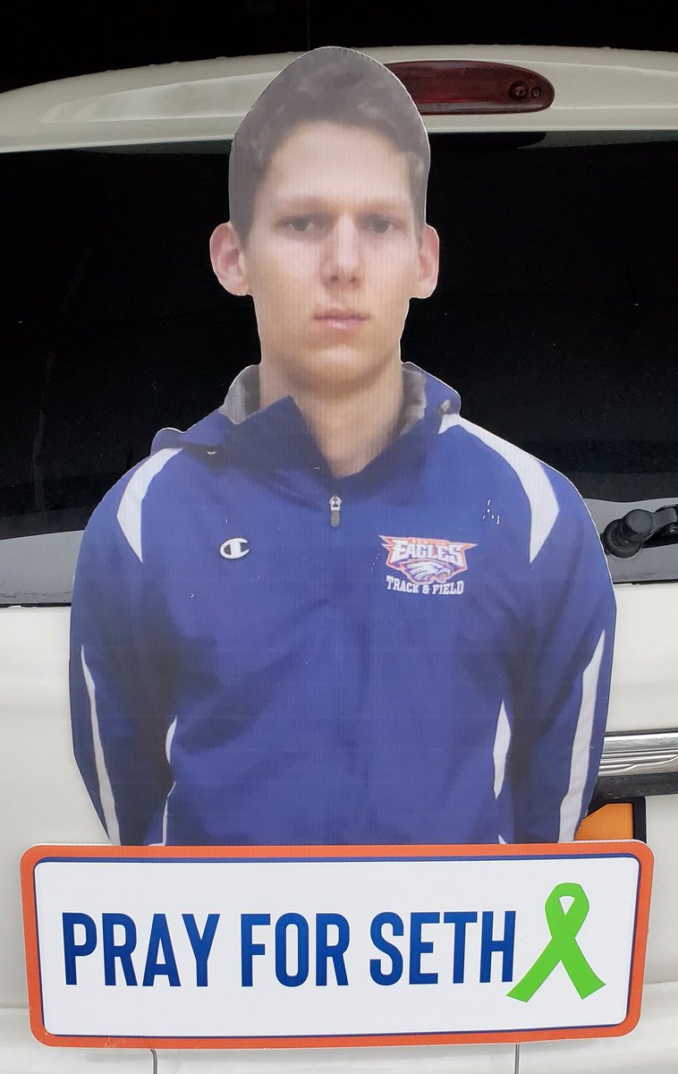 NCHSTrackField's tweet photo. Former NCHS student athlete Seth Weber has been diagnosed with a form of non-Hodgkins lymphoma. He started his treatment yesterday. Please keep Seth and his family in your thoughts and prayers!
Seth is a man of great faith, and I know God will help him through.
#cancersucks https://t.co/q0EKP8bGLx