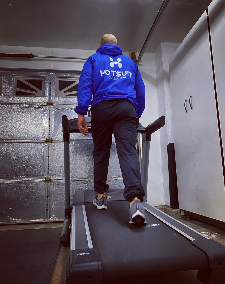 Thanks <a href="/HOTSUITofficial/">HOTSUIT</a> for keeping me stocked up with the best sauna suits in the game! I’m able to break a sweat and lose some lbs even during low intensity workouts. 💦 #hotsuit