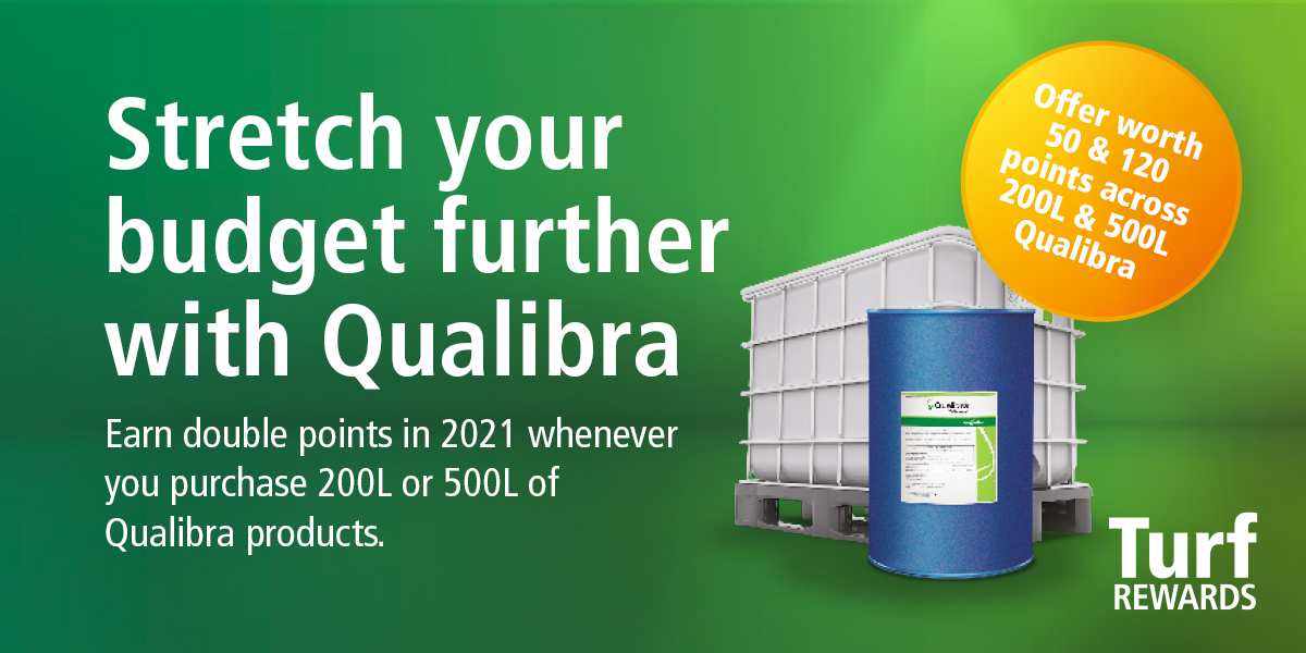 ICL_Turf's tweet photo. Qualibra from @SyngentaTurfUK combines a unique and dynamic penetrant with a powerful polymer to optimise water penetration and conservation within the rootzone.
#benefitfrombetterturf https://t.co/JETe0Z2k4F