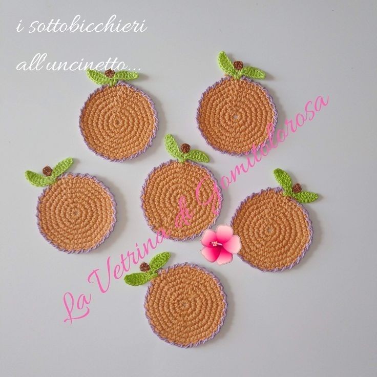 #handmade #sottobicchieri #lavoroalluncinetto con #cotone cablè puro #cotone #makòegiziano 100% di #colorearancione.
#orange #sottobicchieri 🍷 #coasters #accessoriperlatavola #accessorimiseenplace