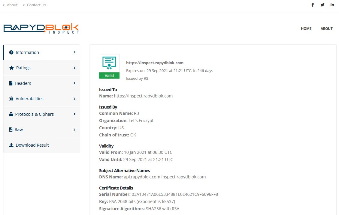 RapydBlok's tweet photo. #Happy #ScanFriday

Quick-quick free HTTPS security scan. 
[No signups, No personal data]

https://t.co/RtrlRatGHk

#cybersecurity #ssl #https #scanfriday https://t.co/opVdLAgcKJ