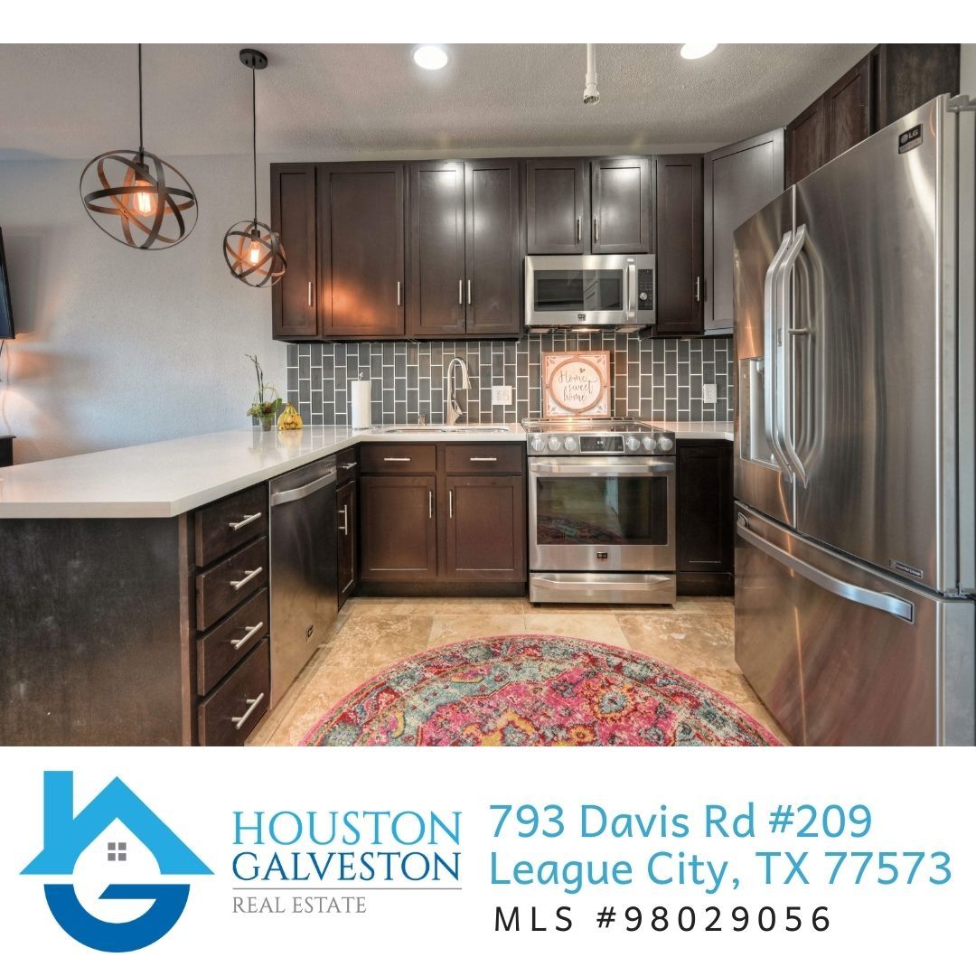 HGRE_Team's tweet photo. 793 Davis Rd #209 (MLS # 98029056) located on one of the most beautiful streets in #LeagueCity💙 Remodeled 2 bed/1 bath #condo with water views &amp; access to marina!
📲Brent Crowell #HoustonGalvestonRealEstate (281) 705-7632 
👉 Details: https://t.co/clA07vTZQV #RealEstate https://t.co/4640xUndru