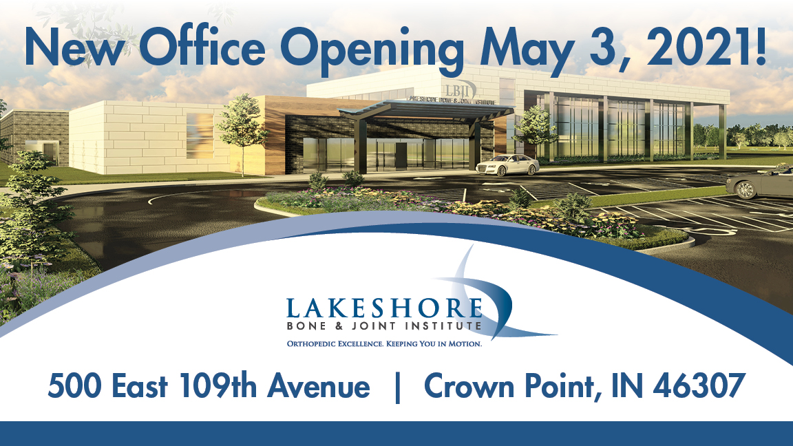 LBJI_IN's tweet photo. COMING SOON! | We are excited to announce that our new Crown Point office is opening Monday, May 3! Our new building is designed to meet all your orthopedic needs under one roof. https://t.co/XNKlmfAqSO