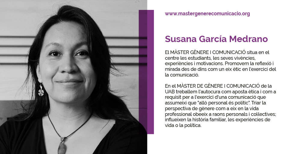 GIC_UAB's tweet image. Susana García Medrano ➡ Laboratori de feminisme

#comunicaciofeminista
#MasterUAB
#periodismefeminista
#estudisdegenere