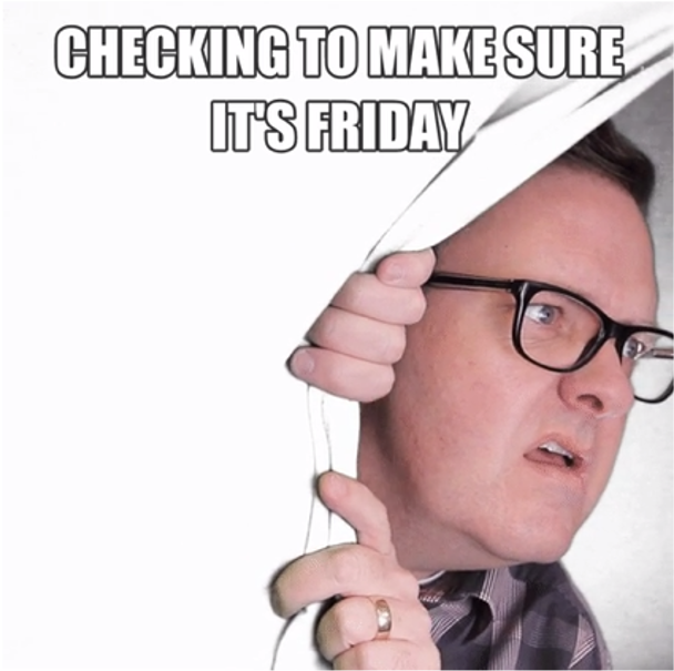 Can't believe we made it! Happy Friday, Panthers!