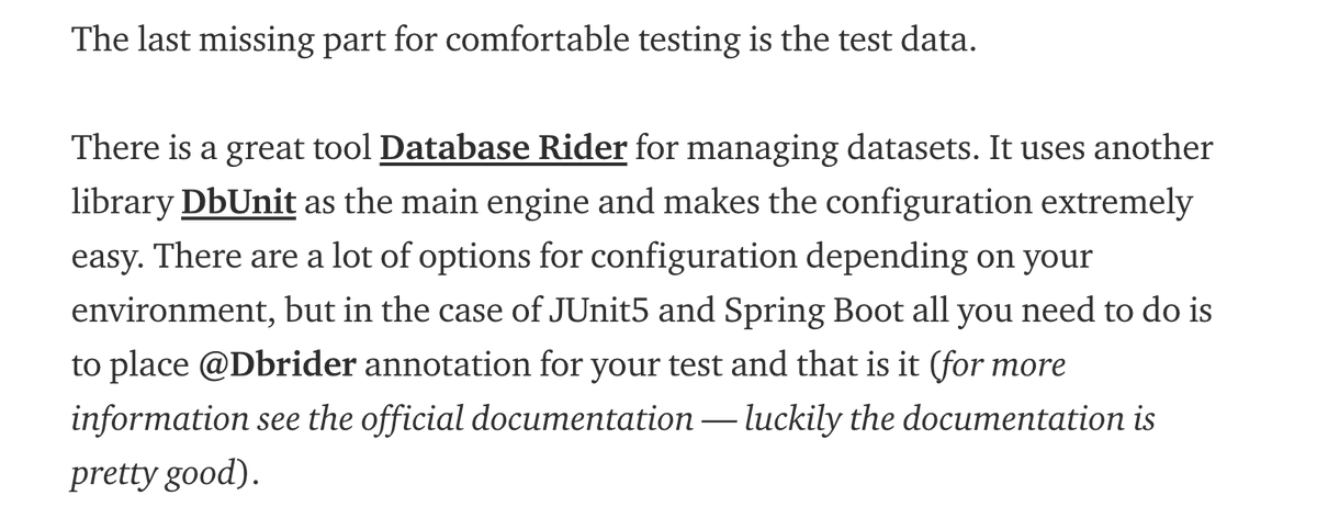 realpestano's tweet photo. https://t.co/UBo0QCSiL3

#dbtesting #springboot #junit5 #OSS #staySafe https://t.co/nxsQ6c6oLz