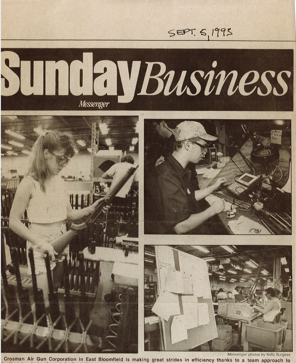 crosmancorp's tweet photo. Here is a flashback to start your Friday! Take a glimpse into the Crosman Factory circa 1993! 

#crosman #airpower #airpowered #air #power #powered #america #factory 

https://t.co/CNzgUQ6XJP https://t.co/gAcbbTfLxa
