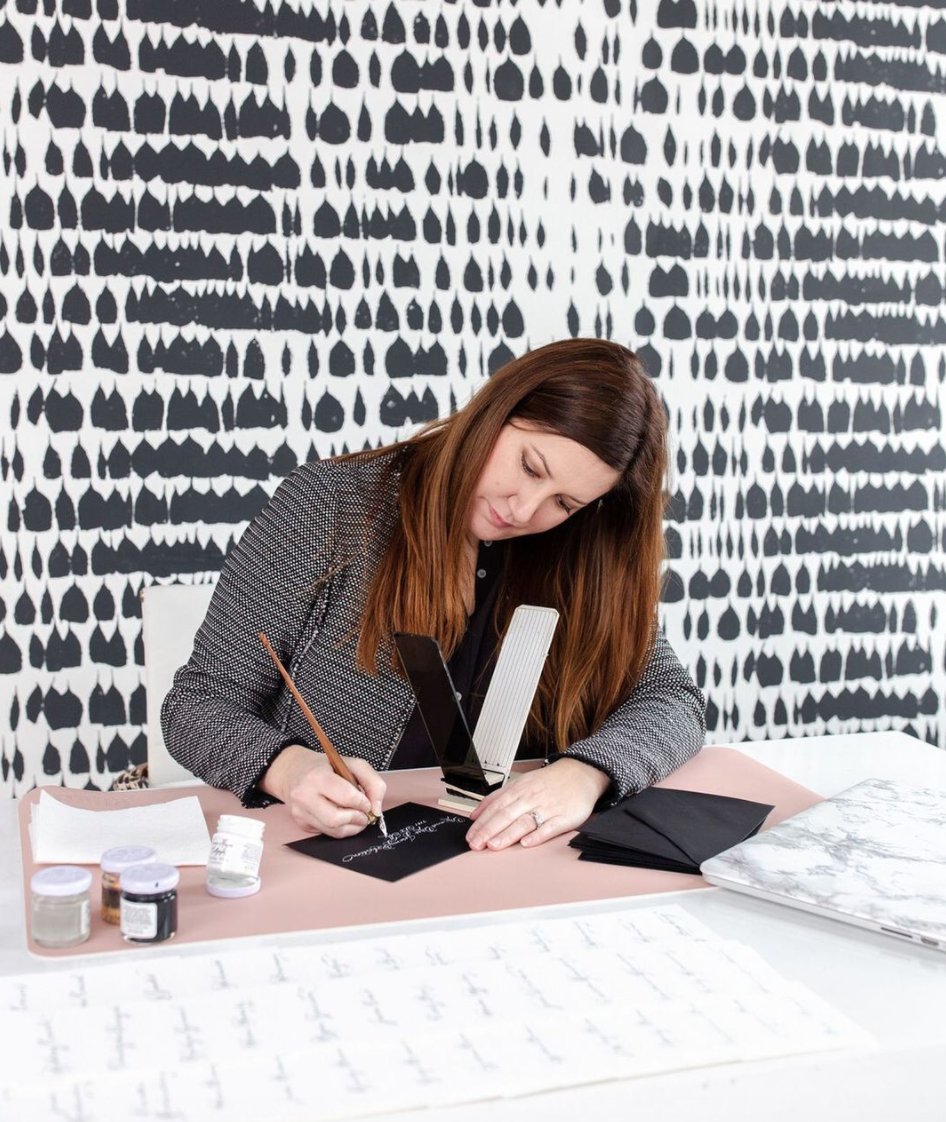 A question I get often is "how do I write in a straight line?" Head to bit.ly/2xgEa15 for my online course that shows you exactly how to keep your lettering in a straight line. I demo 5 different tools that you can try out for yourself to see what's a good fit for you.