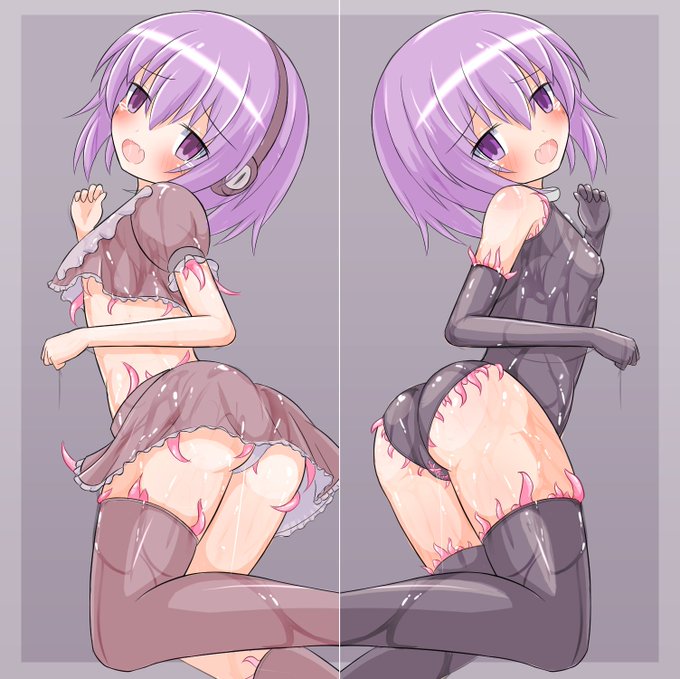 こちらはおまけの触手服バージョンとなっております。 